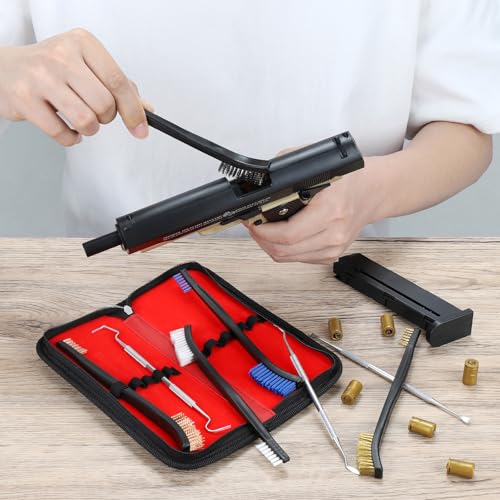 Accmor Gun Cleaning Tools Kit Including Gun Cleaning Pick & Gun Cleaning Brush, Gun Cleaner Set - style: Set E