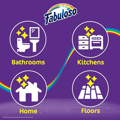 Fabuloso Compact Scrub Brush with Handle, White and Purple, 5.5 Inch - size: Scrub Brush w/ Handle