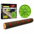 THE MINGO Marker Firewood Marking Wheel -Chainsaw Firewood Measuring Tool Marking - Measuring Marker - Mingo Marker Firewood Cutting Tools - Firewood Logging Tools (14" Marking Wheel) - size: 14" Marking Wheel