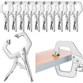 Yexiya 10 Pcs Locking C Clamps, Adjustable with Swivel Pad, 10 Pcs, 11 Inch - size: 11 Inch