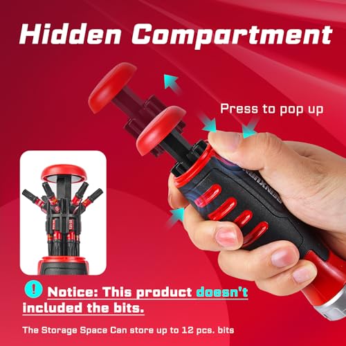 Geinxurn Impact Screwdriver Bits Set, Magnetic S2 Steel Phillips/Square/Torx/Hex 82Pieces Insert Power Bits Tips with Impact Bit Holder and Impact Nut Driver and Rachet Screwdriver Handle - size: Mixed-82Pcs-B