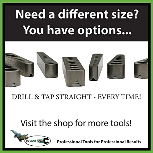 The Original V-DrillGuide®! Big Gator Tools MDG1000NP Metric Drill Guide (3-9.5mm)