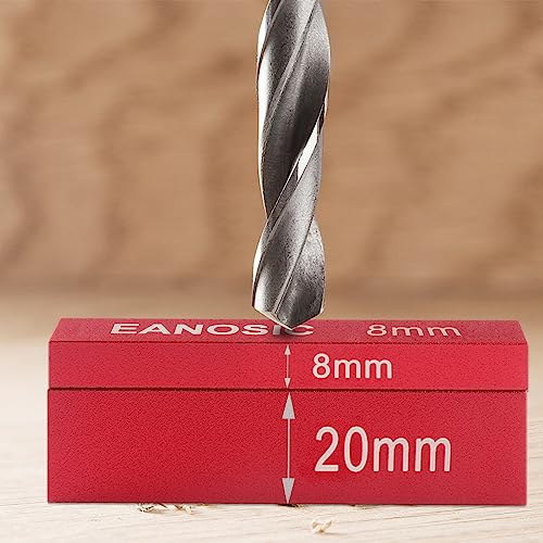 EANOSIC Metric Setup Blocks Height Gauge Set, 15pcs Precision Aluminum Setup Bars Guage Block Set for Router and Table Saw Accessories Woodworking Set Up, Bars Include Laser Engraved Size Markings - style: 15 Pcs-METRIC