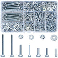 651Pcs #8-32#6-32#2-1/2 Machine Screw Phillips Pan Head Set Screws Assorted Nuts and Bolts and Washers, Cabinet Door and Drawer Screws - size: G. #8-32#6-32#2-1/2