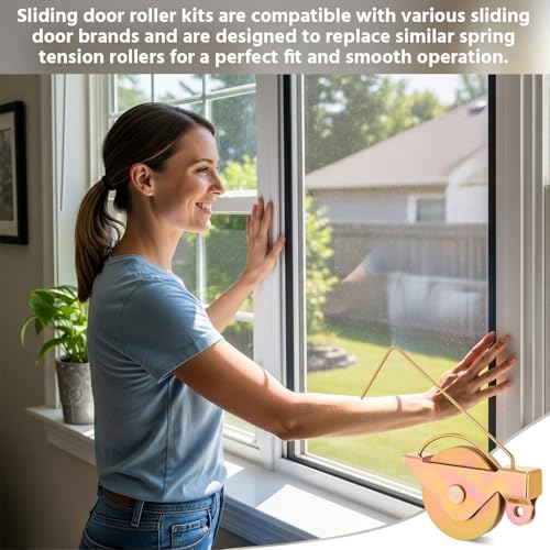 8 Pack Sliding Screen Door Rollers Screen Door Wheels Replacement