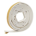 Frost King V25WA D-Section Rubber Self-Stick Weatherseal Tape, 5/16" W, 1/4" T, 17 ft L, White - size: 5/16" W, 1/4" T, 17 ft L, style: D-Section, 5/16" W, 1/4" T, 17 ft L, White