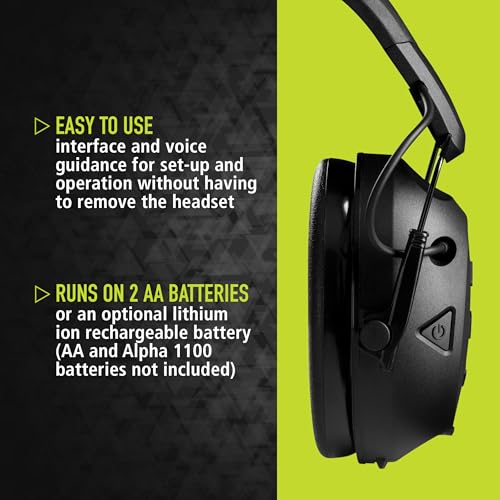 Peltor Sport Tactical 500 Bluetooth Hearing Protection Ear Muffs, 25 dB NRR