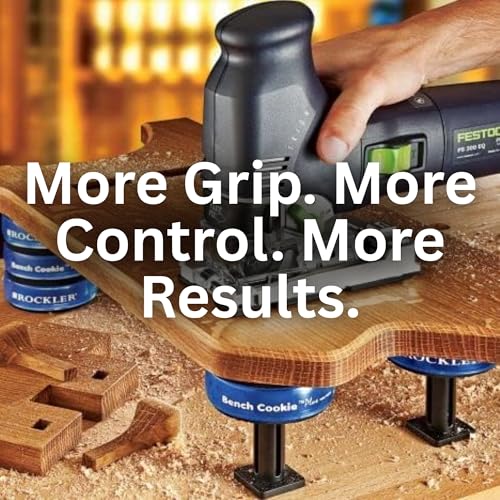 Rockler Bench Cookies Plus Work Grippers 4-Pack for Woodworking