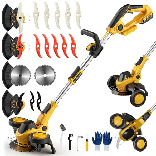 Givilo 11-Inch Weed Wacker Cordless Compatible with DEWALT 20V MAX Battery - size: 11 Inch