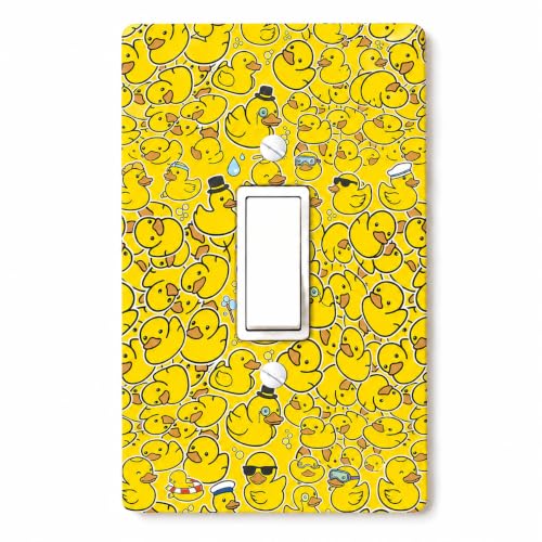 Yellow Rubber Duck Light Switch Cover Plates Toggle Switch Covers Plate - color: Yellow Duck, size: Toggle Light Switch