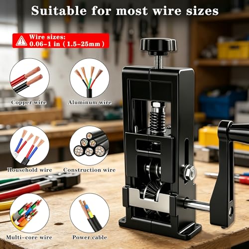 Wire Stripper Machine for 0.06"-1"(1.5-25 mm)
