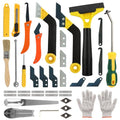 37Pack Grout Removal Tool Kit, 3 Tile Grout Saws 2 Hand Grouts Saw with Extra Cleaning Blades, Bathroom Showers Caulking Removal Tools for Cleaning Floor Tile Grouts Joints Corners