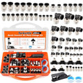 64PCS Air Hose Fitting Kit 1/8-1/2in NPT Brass PBT Push to Connect