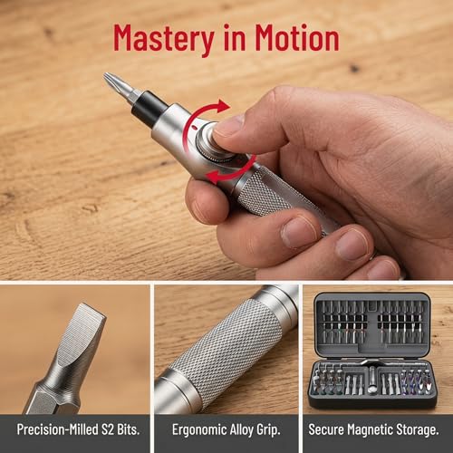 66 in 1 Magnetic Ratchet Screwdriver Set S2 Steel for Home Electronics