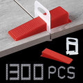 Tile Leveling System 1000-Piece Tile Leveling Spacer Clips and 300-Piece Reusable Wedges Tile Leveler Tool Set for Ceramic Tile and Stone Installation (1/16 Inch) - size: 1/16 inch