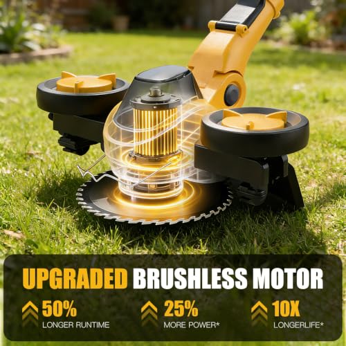 Givilo 12-Inch Weed Wacker Cordless Compatible with DEWALT 20V MAX Battery - size: 12 Inch