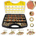 940PCS M4 M5 M6 M8 Metric Hex Bolts Assortment Kit,Lenght 12mm-30mm - size: M4 M5 M6 M8 940pcs