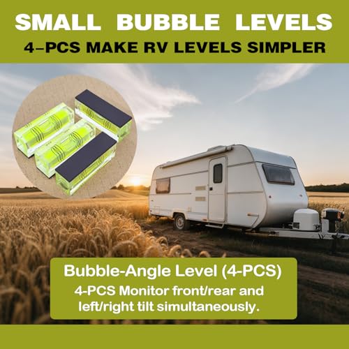 4-Pack Magnetic Mini Bubble Levels, 52 mm, Three-Line Vials