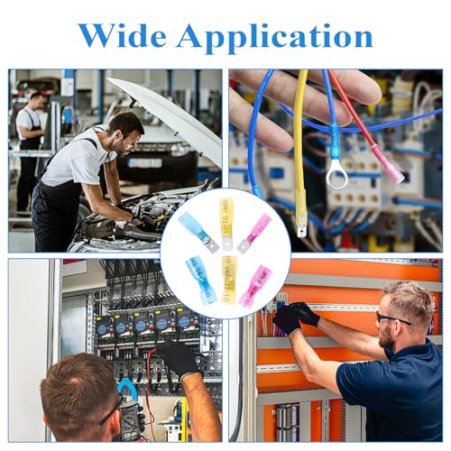 320PCS Heat Shrink Wire Connectors, Blade/Spade Terminals