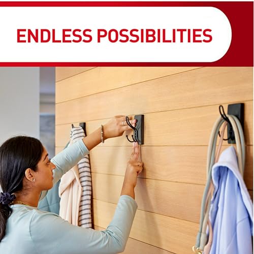 Command 10 lb X-Large Matte Black Triple Hooks, 3 Hooks and 12 Strips, Damage-Free Hanging with Adhesive Strips, No Tools Wall Hook for Hanging Decorations in Living Spaces - style: 3-Pack