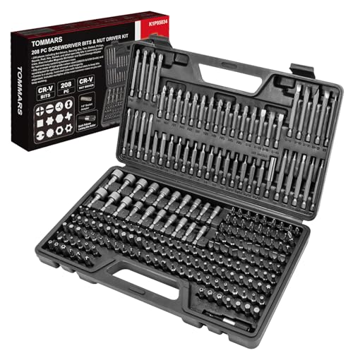 TOMMARS 208-Pc Master Screwdriver Bit Set - style: 208 Pc Screwdriver Bits Set