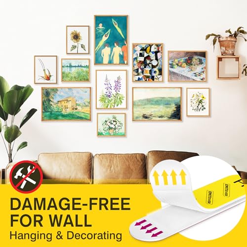EMITEVER Picture Hanging Strips Heavy Duty Picture Hangers for Wall 20Pairs - size: Medium-20Pairs
