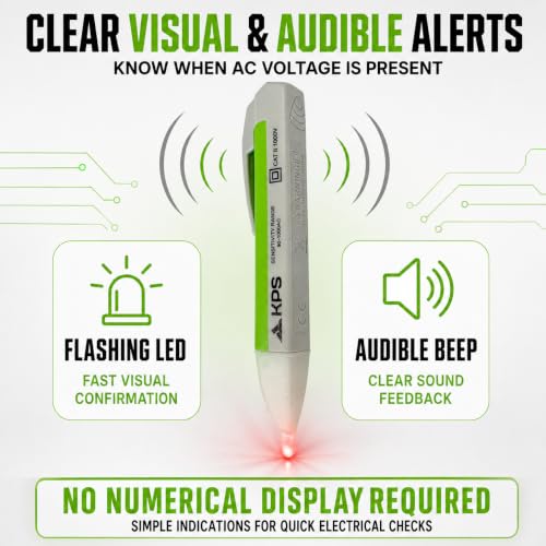 KPS-DT10 Non-Contact Voltage Detector, 90-1000V AC, CAT II 1000V