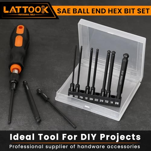 Ball End Hex Bit Set with Quick Release Bit Driver - style: 10PCS Ball Hex Bits+Bit Driver