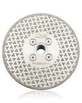 SHDIATOOL 5 Inch Diamond Grinding Disc Cutting Wheel 5/8-11 Arbor for Stone - size: 5" Single(Thread:5/8"-11)