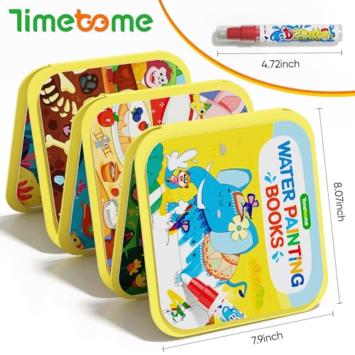 Timetome Water Painting Books for Kids Ages 3-6