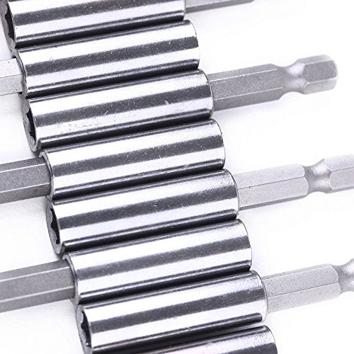 Rocaris 10 Pack Magnetic Extension Socket Drill Bit Holder - style: 10 Pack