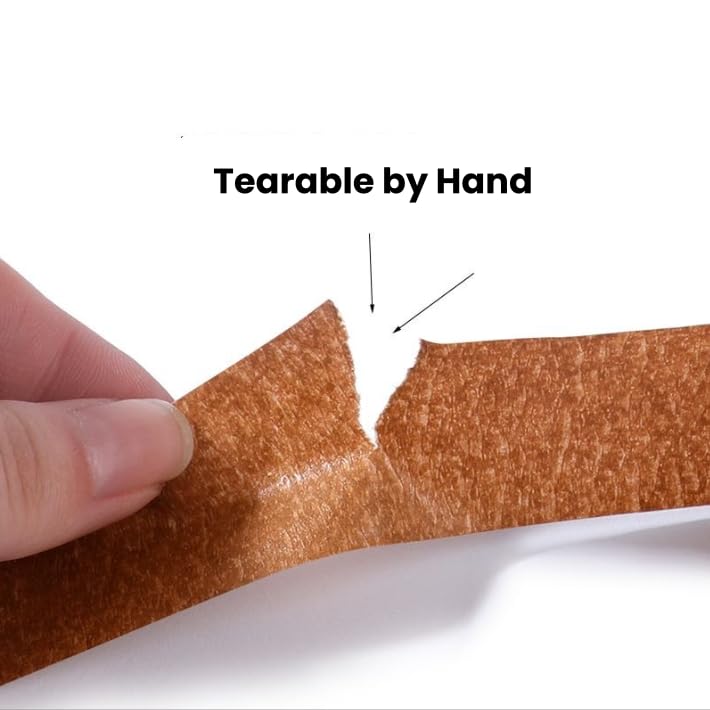 Brown Painters Tape 2 inch Wide Brown Masking Tape Paint Tape Paper Tape 2 inch x 55 Yards - color: Brown, size: 2 Inch