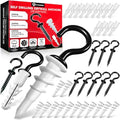 25PCS Screw Hooks + Self-Drilling Drywall Anchor, Expansion Tubes