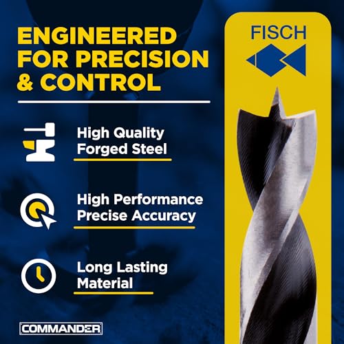 Premium Brad Point Drill Bit - High-Accuracy Woodworking Size: 10mm x 133mm - size: 10 mm x 133 mm (Pack of 1)