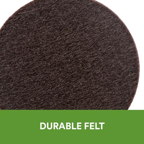 Scotch Felt Pads 199 PCS Brown, Felt Furniture Pads for Protecting Hardwood Floors, Round, Assorted Sizes Value Pack, Self-Stick Design, Protecting from Nicks, dents and Scratches (FP847-199NA)