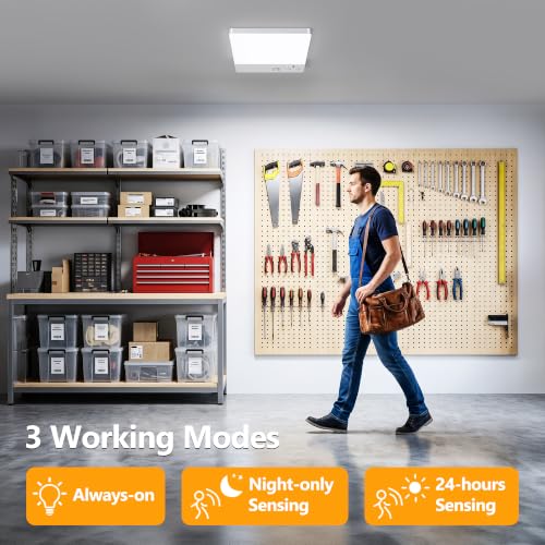BrizLabs Magnetic LED Ceiling Light 2 Pack, USB-C Rechargeable & Wireless - size: 5.9 Inches