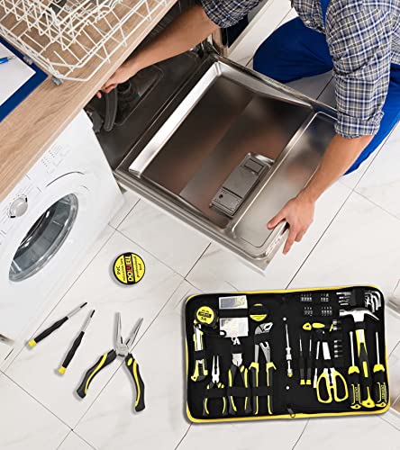 DOWELL Tool Set Tool Kit 152-Piece Household Tool Kit Set Sockets Set Pliers Screwdriver Set with Storage Tool Bag Pouch HYT152 - size: 152PCS