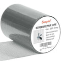 Secopad 4" x 240" (20FT) Screen Repair Tape, Screen Repair Kit, Grey - color: Gray, size: 4IN x 20FT