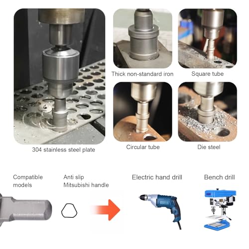 27PCS Hole Saw Kit with Drill Bits,33/64''to 3-15/16''Carbide Hole Saw Kit for Hard Metal,Alloy,Aluminum,Stainless Steel,Plastic,Iron - size: 33/64''to 3-15/16'' (27PCS)