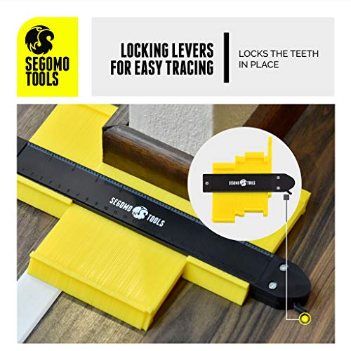 2 Pieces 5 Inch & 10 Inch Contour Gauge Profile Tool With Lock | Easy Shape Contour Gauge Duplicator | Contour Gauge Tool With Lock | Shaker Contour Gauge - CG2P