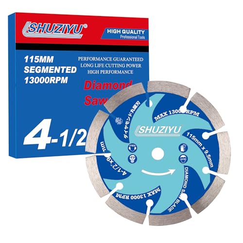 4-1/2" Diamond Saw Blade, Diamond Blade for Porcelain, Ceramic, Tile - size: 4-1/2" (115mm) Stone