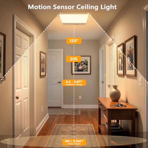 BrizLabs Magnetic LED Ceiling Light 2 Pack, USB-C Rechargeable & Wireless - size: 5.9 Inches
