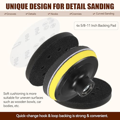 113PCS 4 Inch Angle Grinder Sanding Discs Polishing Pad Kit