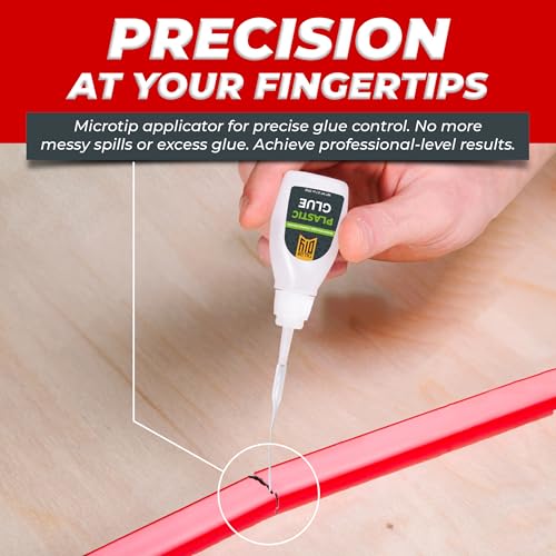 Plastic Glue for Models, Miniatures, Legos, PLA, 3D Printing Repair. Fast Setting Heavy Duty Strong Super Glue for Plastic 20g - size: 1 Pack