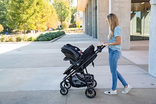 Safety 1st Grow and Go Flex 8-in-1 Car Seat Stroller Combo, Baby Stroller Travel Systems for Infants 4-30 lbs, Stroller and Carseat Combo Set, Forest Tide - color: Forest Tide
