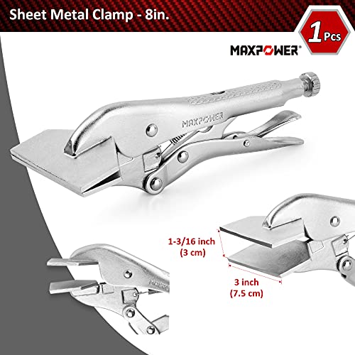 MAXPOWER 15-Piece Locking Pliers & Welding Clamps Set with Tool Bag
