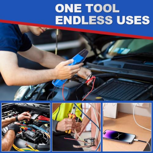 350W Mini Heat Gun Kit, 300PCS 10-26 AWG Waterproof Solder Seal Wire Connectors & 3:1 Shrink Tube Kit, Portable Hot Air Gun with 2-Temp Max 752°F (400°C) for Automotive, Marine, Wiring Repair - size: 300pcs (with heat gun)