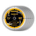 7-1/4 Inch 60 Tooth Circular Saw Blade with 5/8 Inch Arbor ATB Finishing for Wood Cutting(5-Packs) - size: 7-1/4" 60T (5 packs)