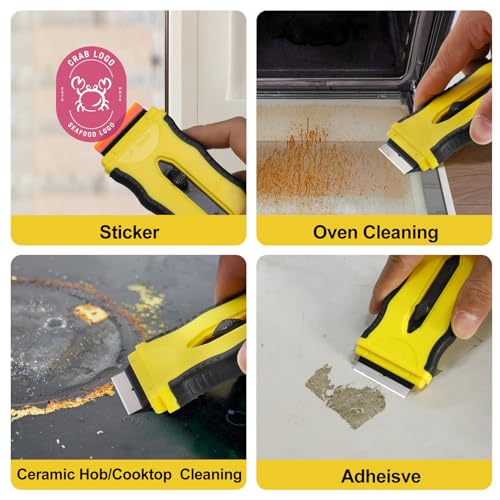 Oven Razor Blade Scraper Tool For Glass Stove Top Scraper Tool