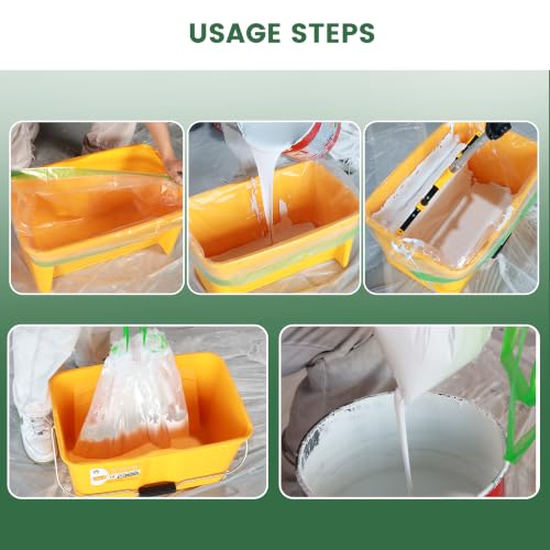 VOOMEY 18 Inch Paint Buckets Liners, Disposable Paint Tray Liner, 6 Pack - size: 6pc( 18 in Paint Bucket Liner)